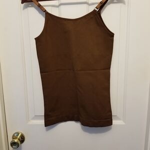 Shapermint Chocolate Brown Camisole Top